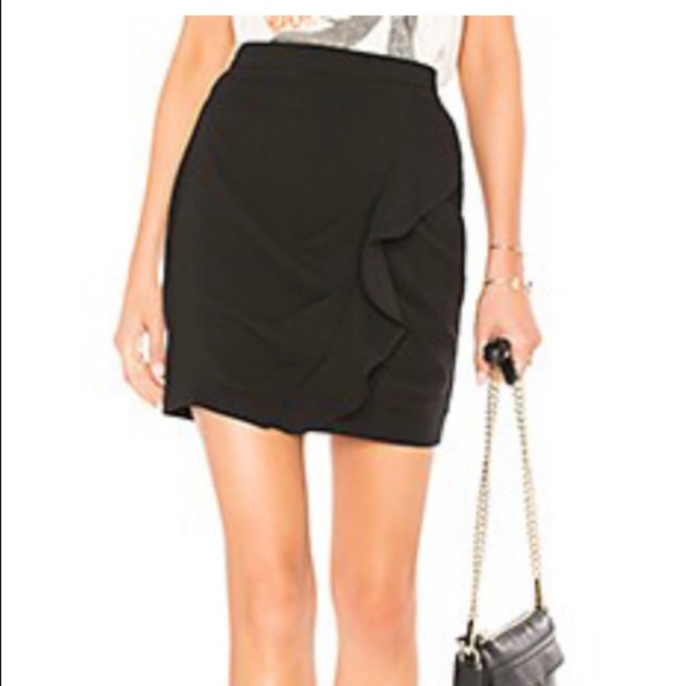 BCBG Ruffle Mini Skirt